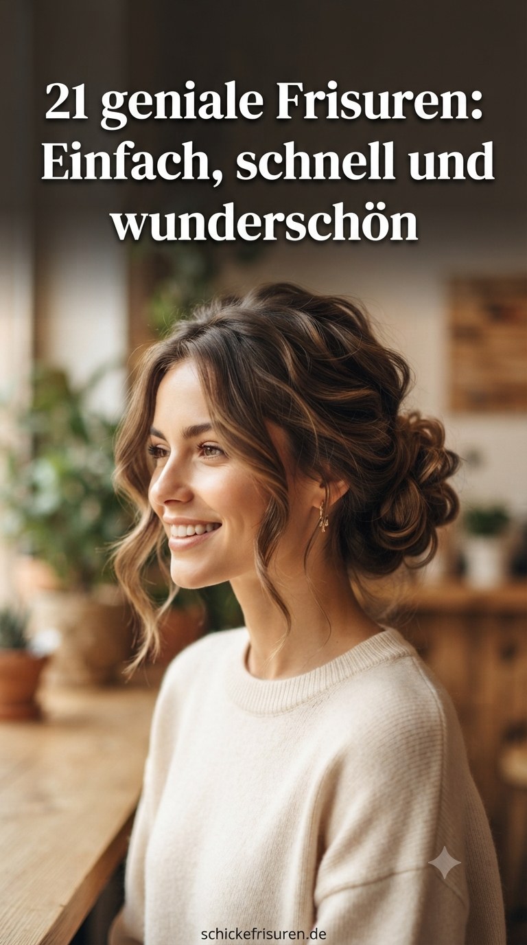 21 geniale Frisuren: Einfach, schnell und wunderschön