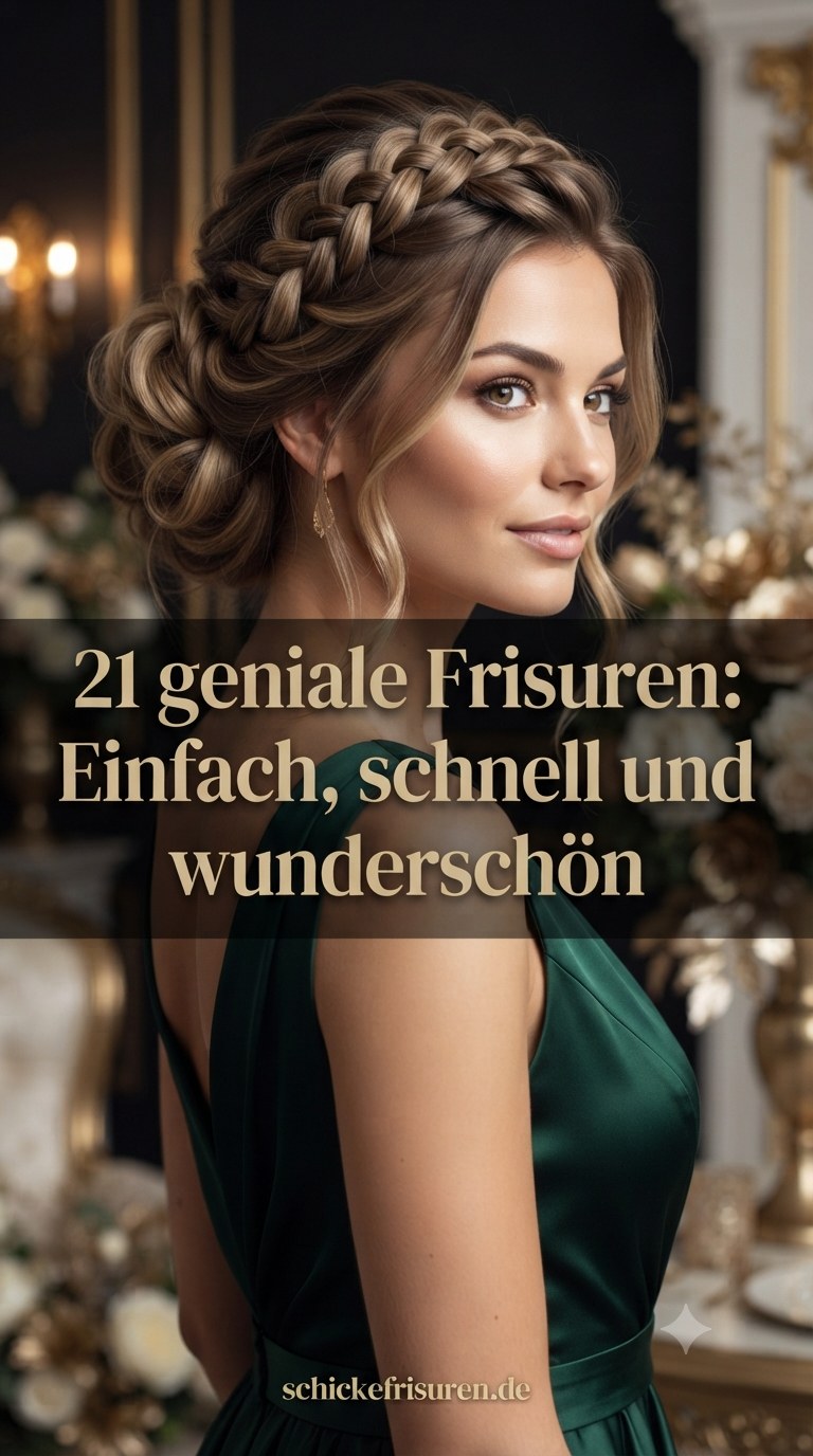 21 geniale Frisuren: Einfach, schnell und wunderschön
