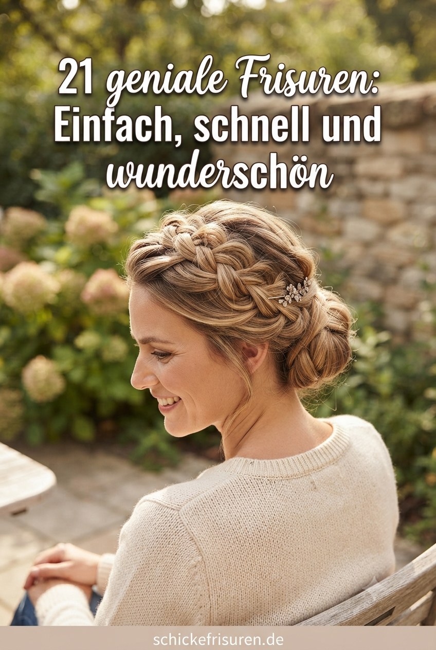 21 geniale Frisuren: Einfach, schnell und wunderschön
