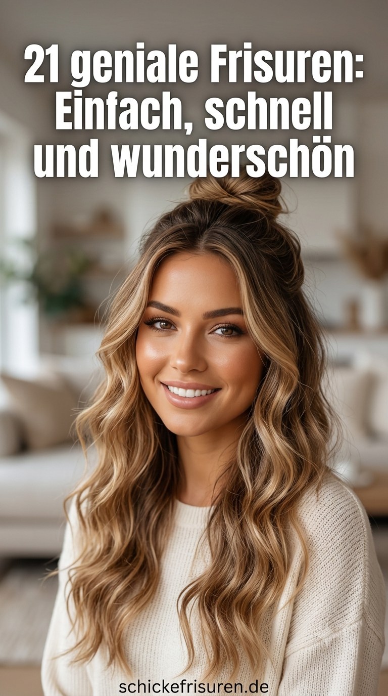 21 geniale Frisuren: Einfach, schnell und wunderschön