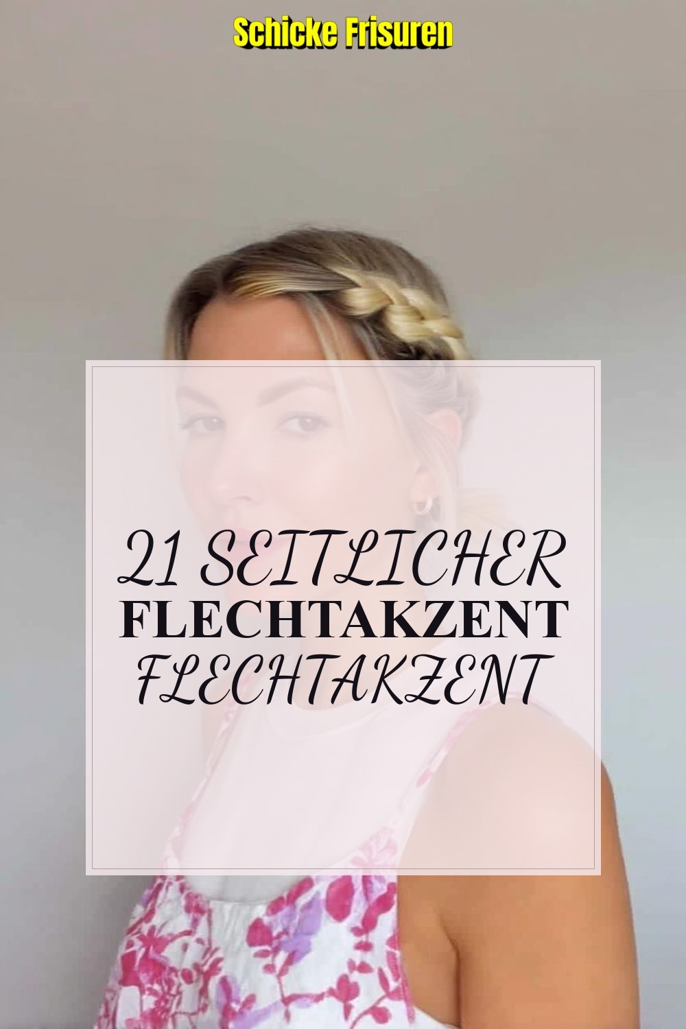 Seitlicher Flechtakzent