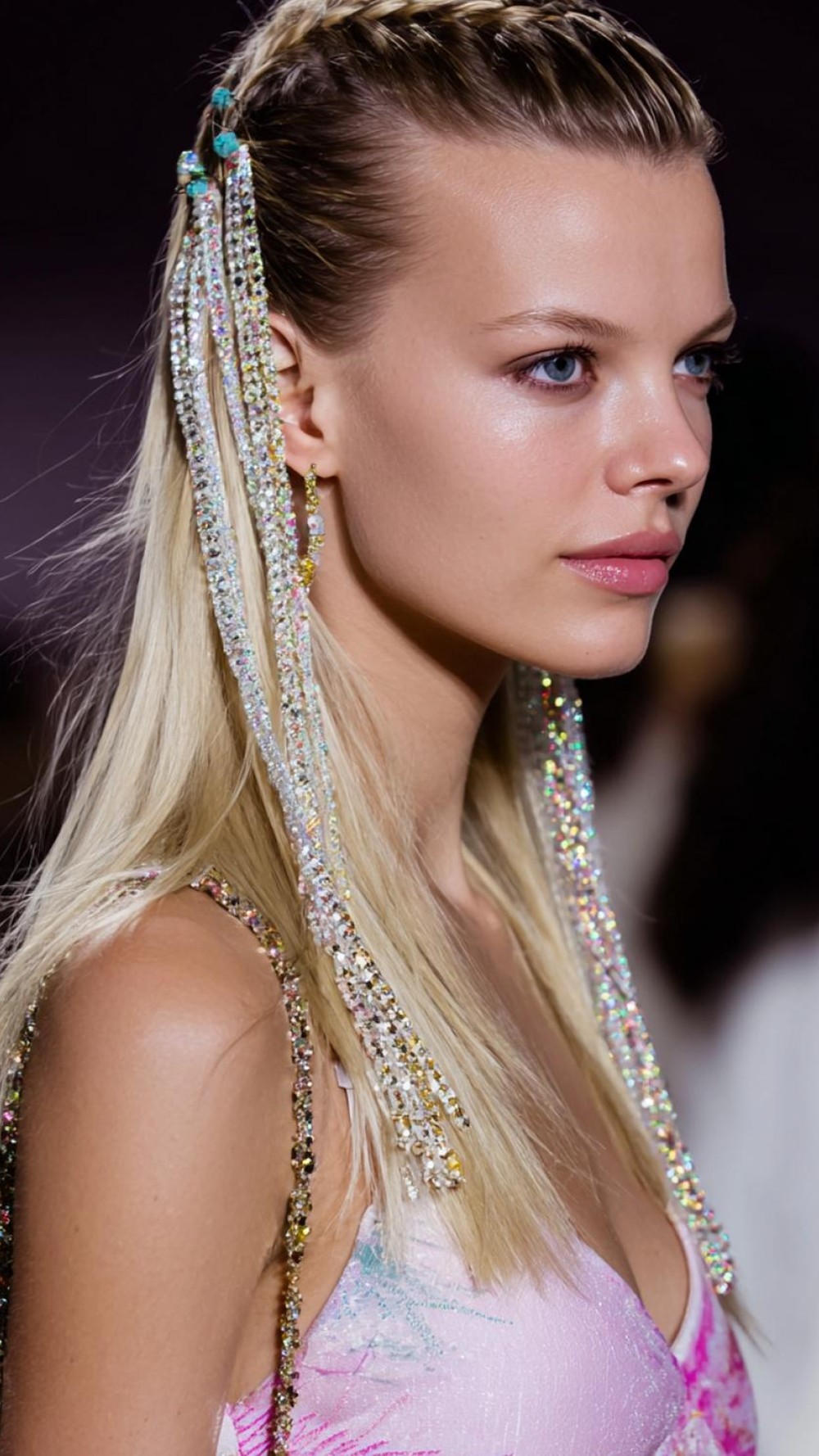 Festival Frisuren 2026 Glänzende Zöpfe