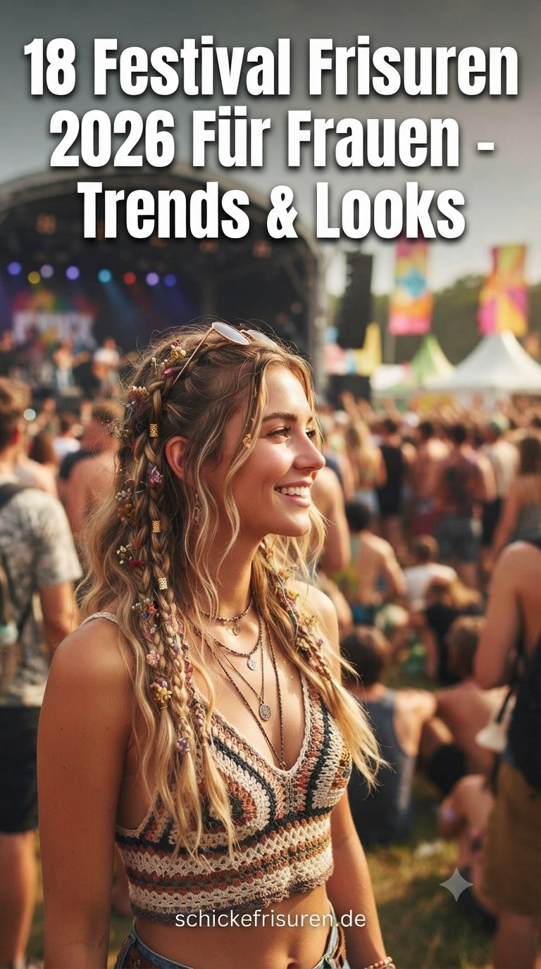18 Festival Frisuren 2026 Für Frauen - Trends & Looks