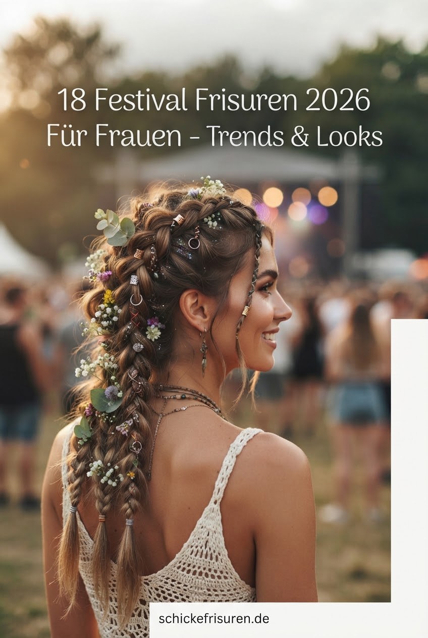 18 Festival Frisuren 2026 Für Frauen - Trends & Looks