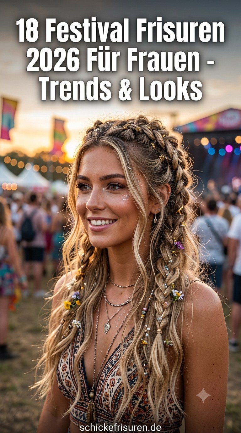 18 Festival Frisuren 2026 Für Frauen - Trends & Looks