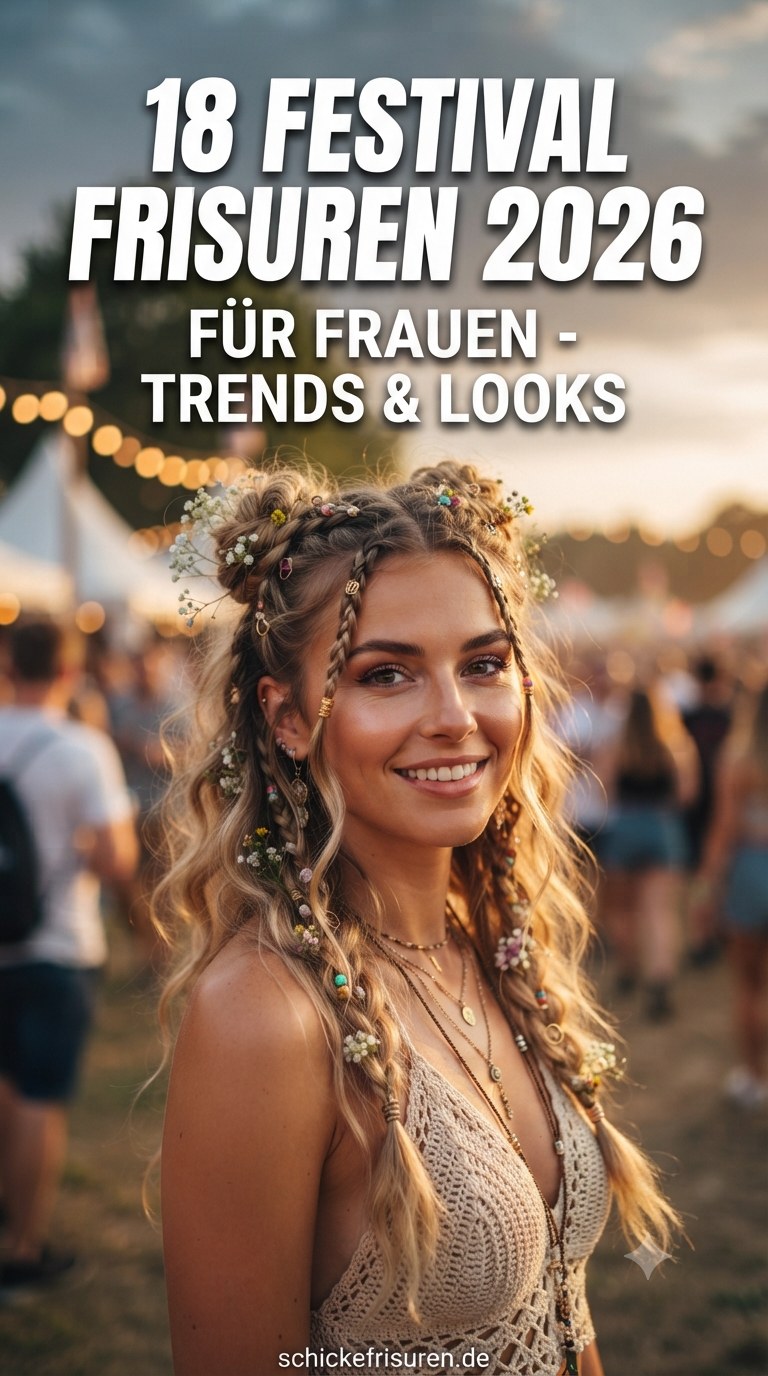 18 Festival Frisuren 2026 Für Frauen - Trends & Looks