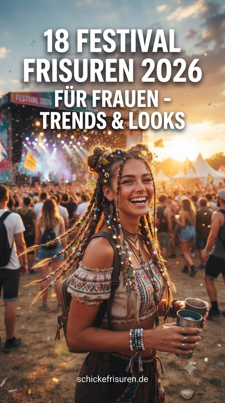 18 Festival Frisuren 2026 Für Frauen - Trends & Looks