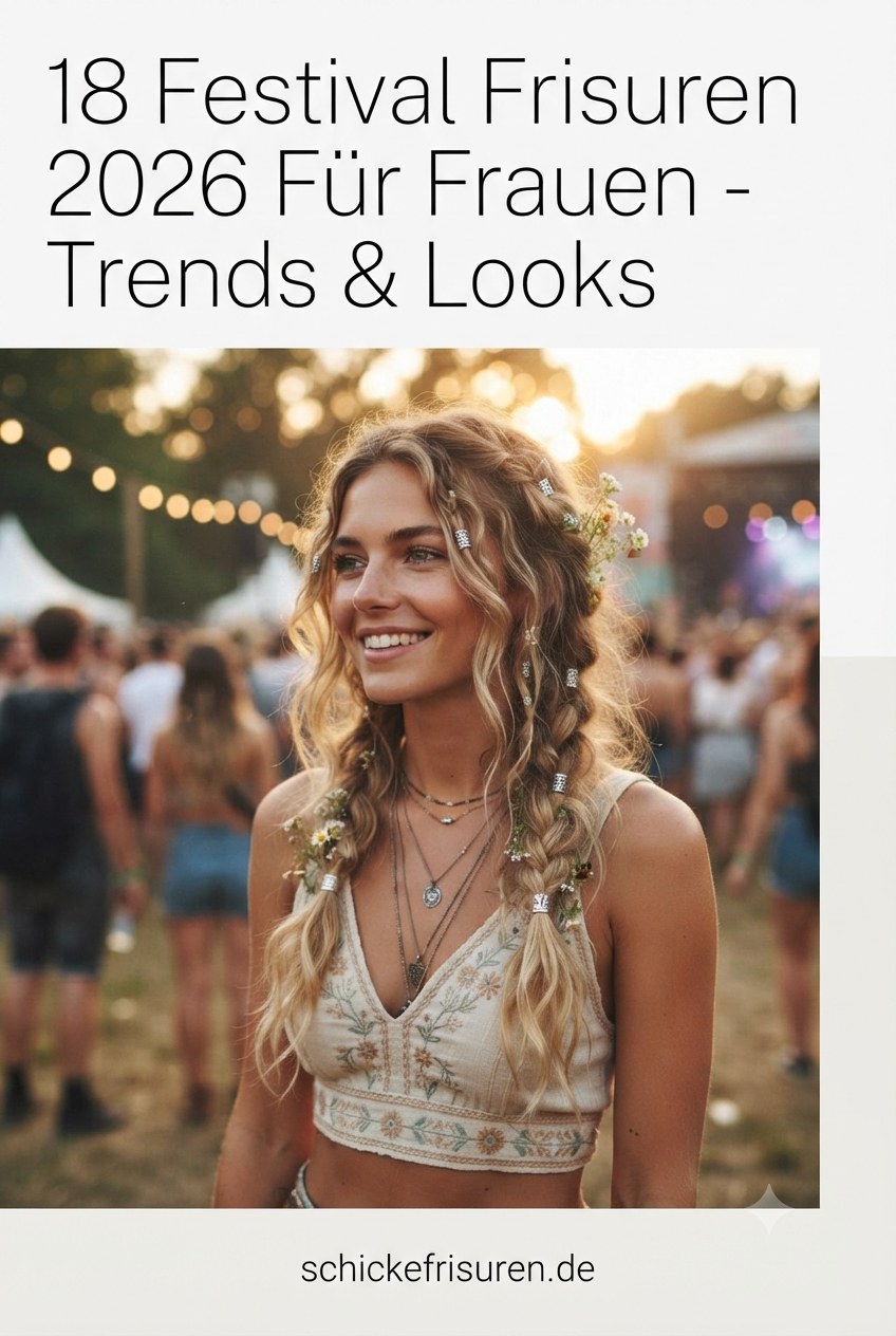 18 Festival Frisuren 2026 Für Frauen - Trends & Looks