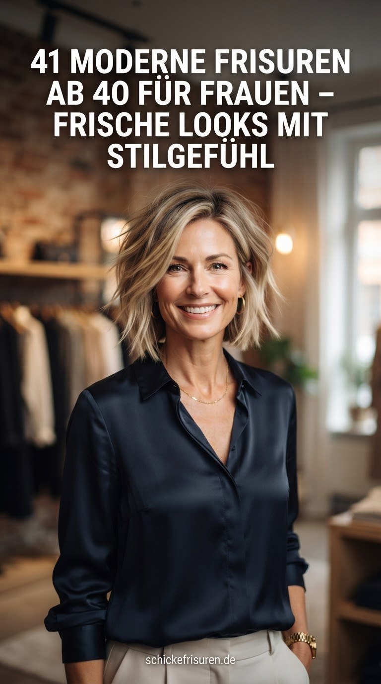 41 Moderne Frisuren Ab 40 Für Frauen – Frische Looks Mit Stilgefühl