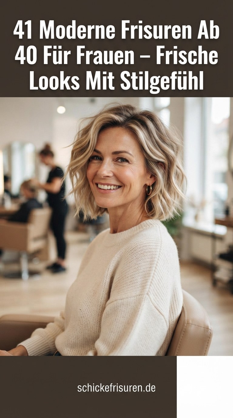 41 Moderne Frisuren Ab 40 Für Frauen – Frische Looks Mit Stilgefühl