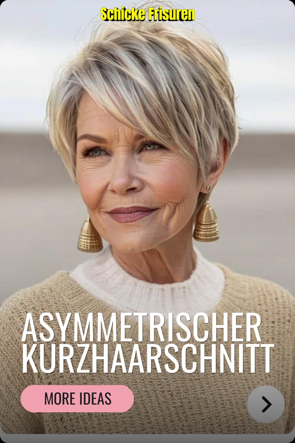 Asymmetrischer Kurzhaarschnitt