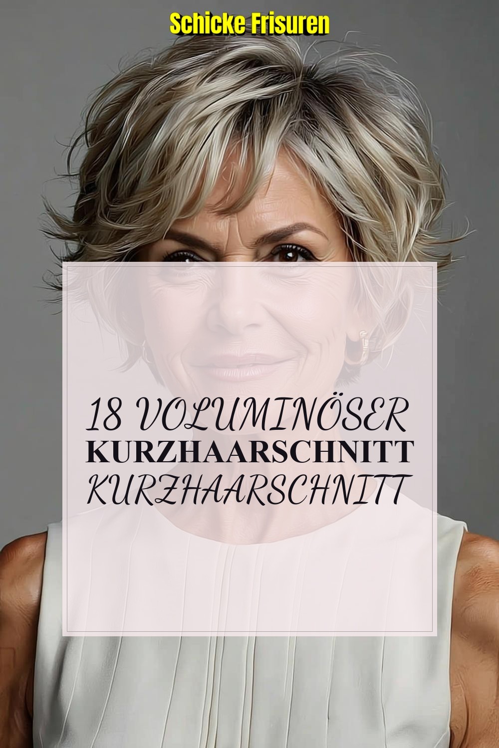 Voluminöser Kurzhaarschnitt