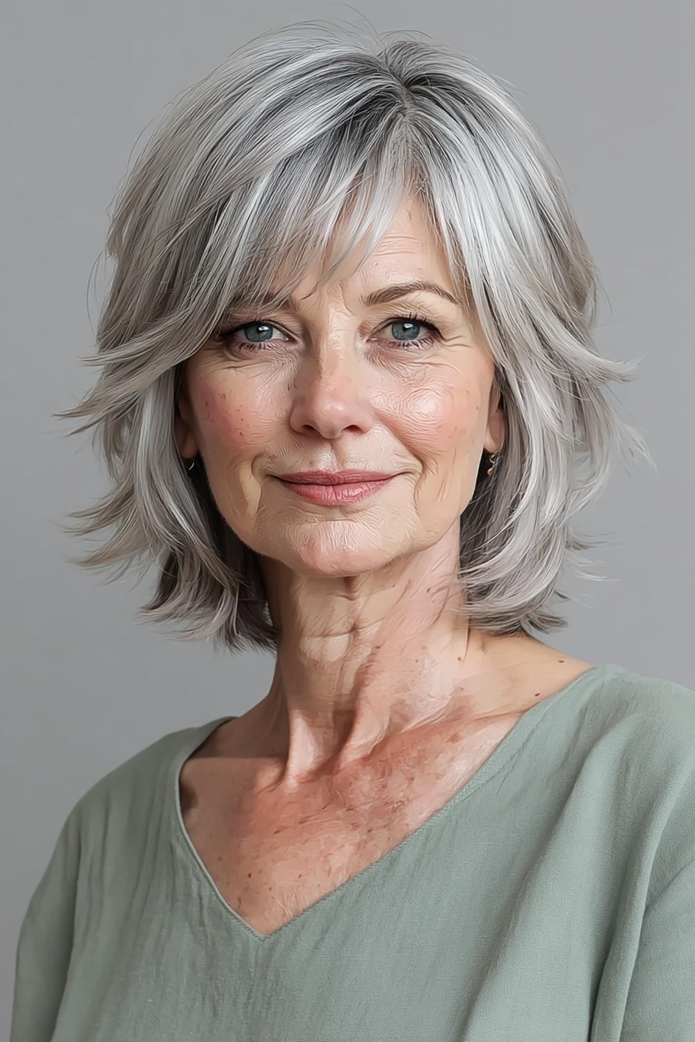 Natürlicher Stufenschnitt