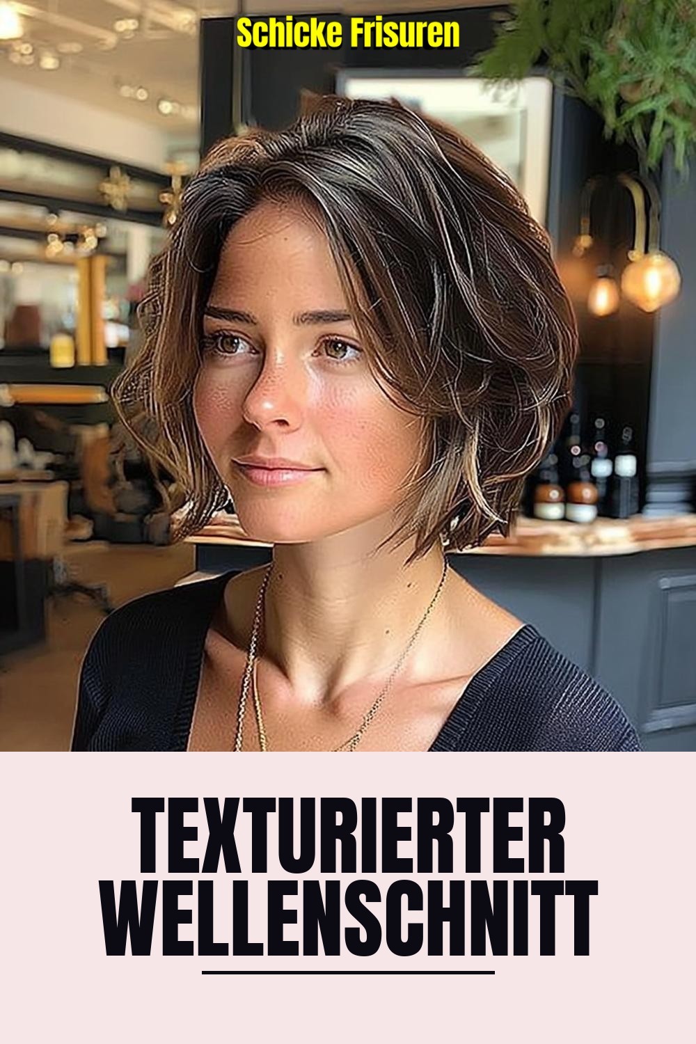 Texturierter Wellenschnitt