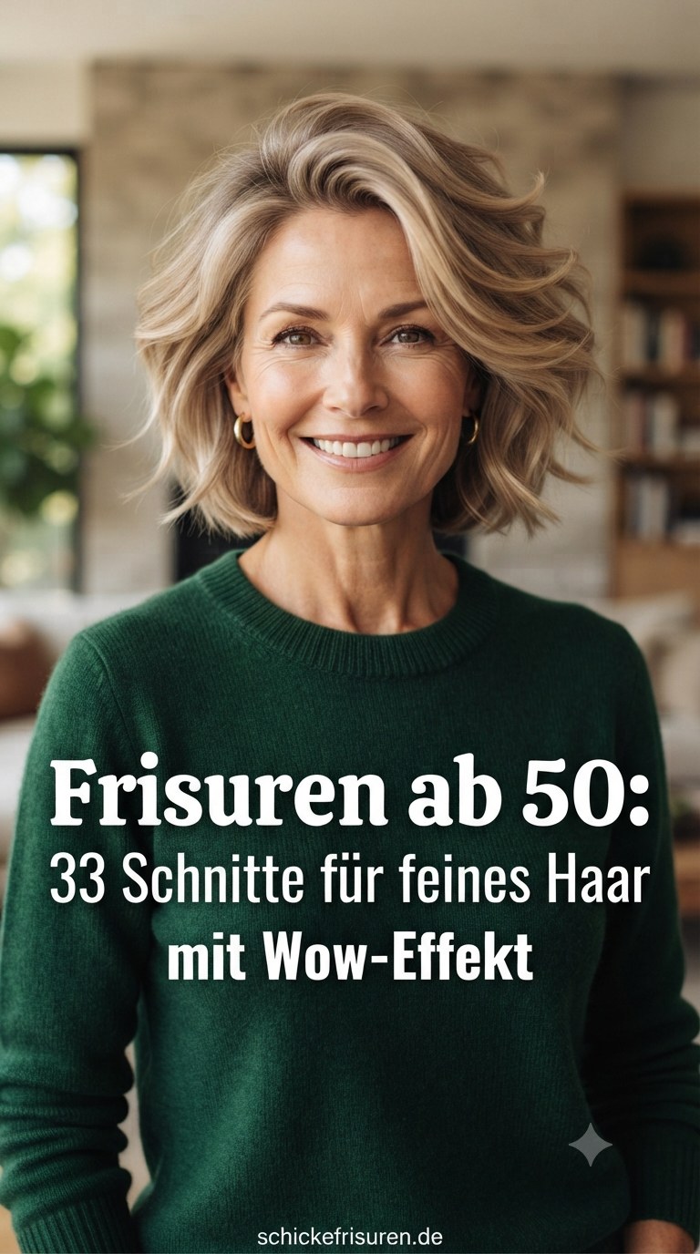 Frisuren ab 50: 33 Schnitte für feines Haar mit Wow-Effekt
