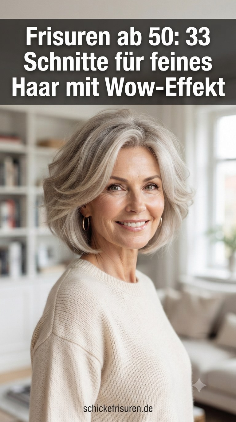 Frisuren ab 50: 33 Schnitte für feines Haar mit Wow-Effekt