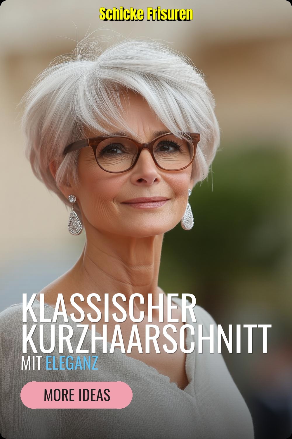 Klassischer Kurzhaarschnitt mit Eleganz