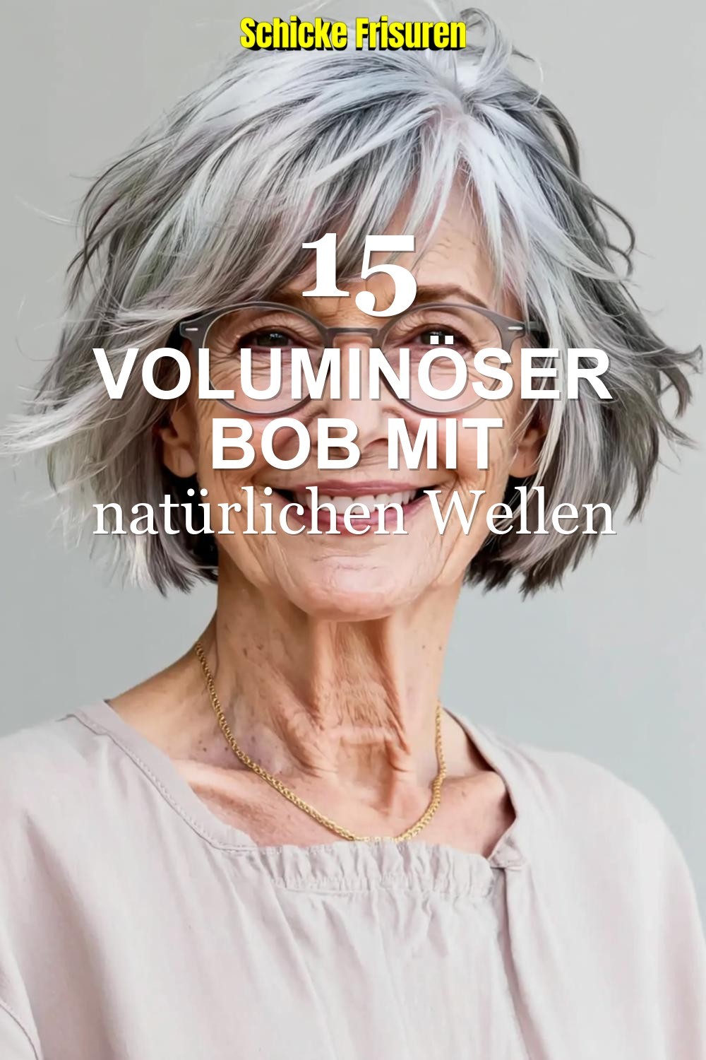 Voluminöser Bob mit natürlichen Wellen