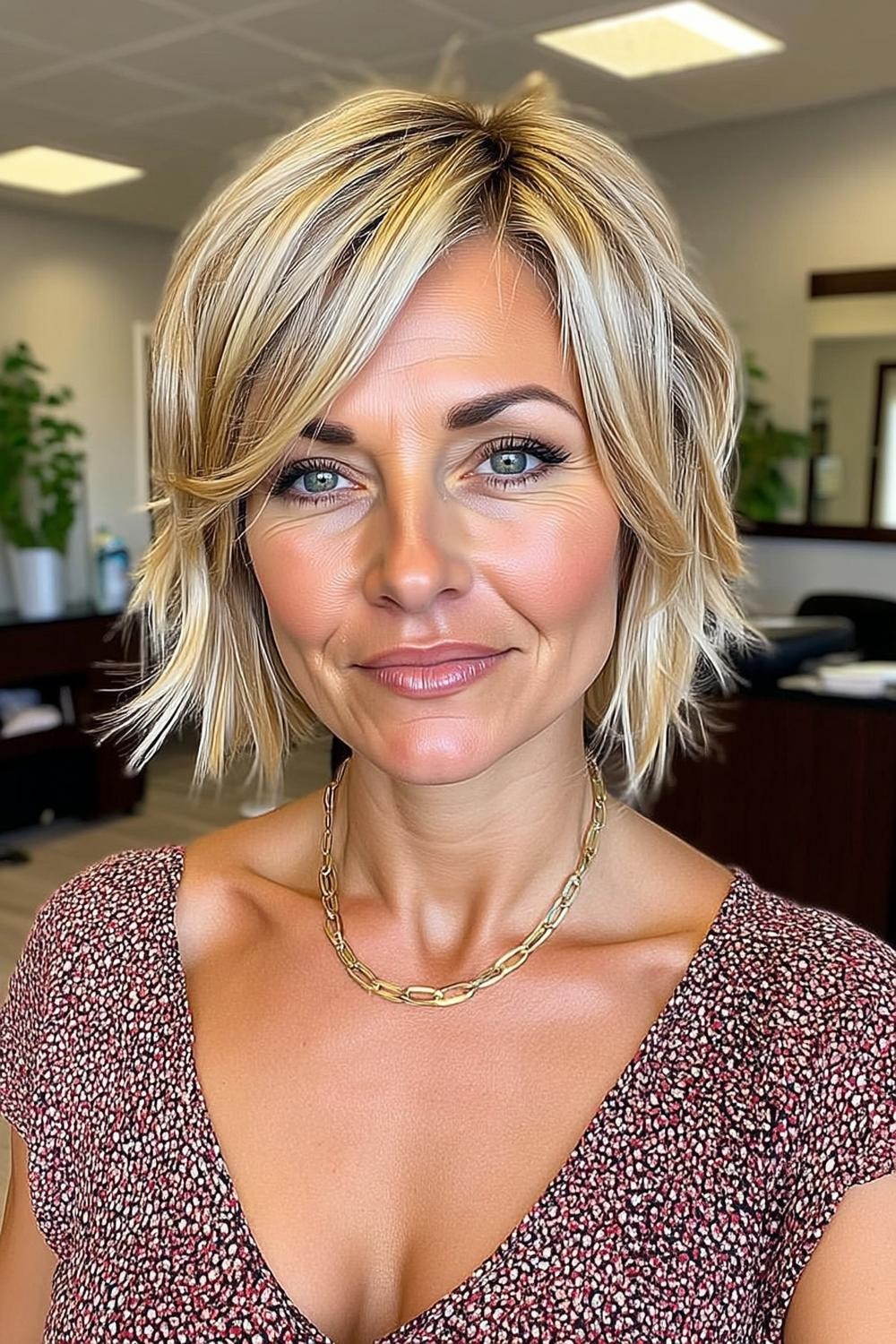 Blonder Layered Bob