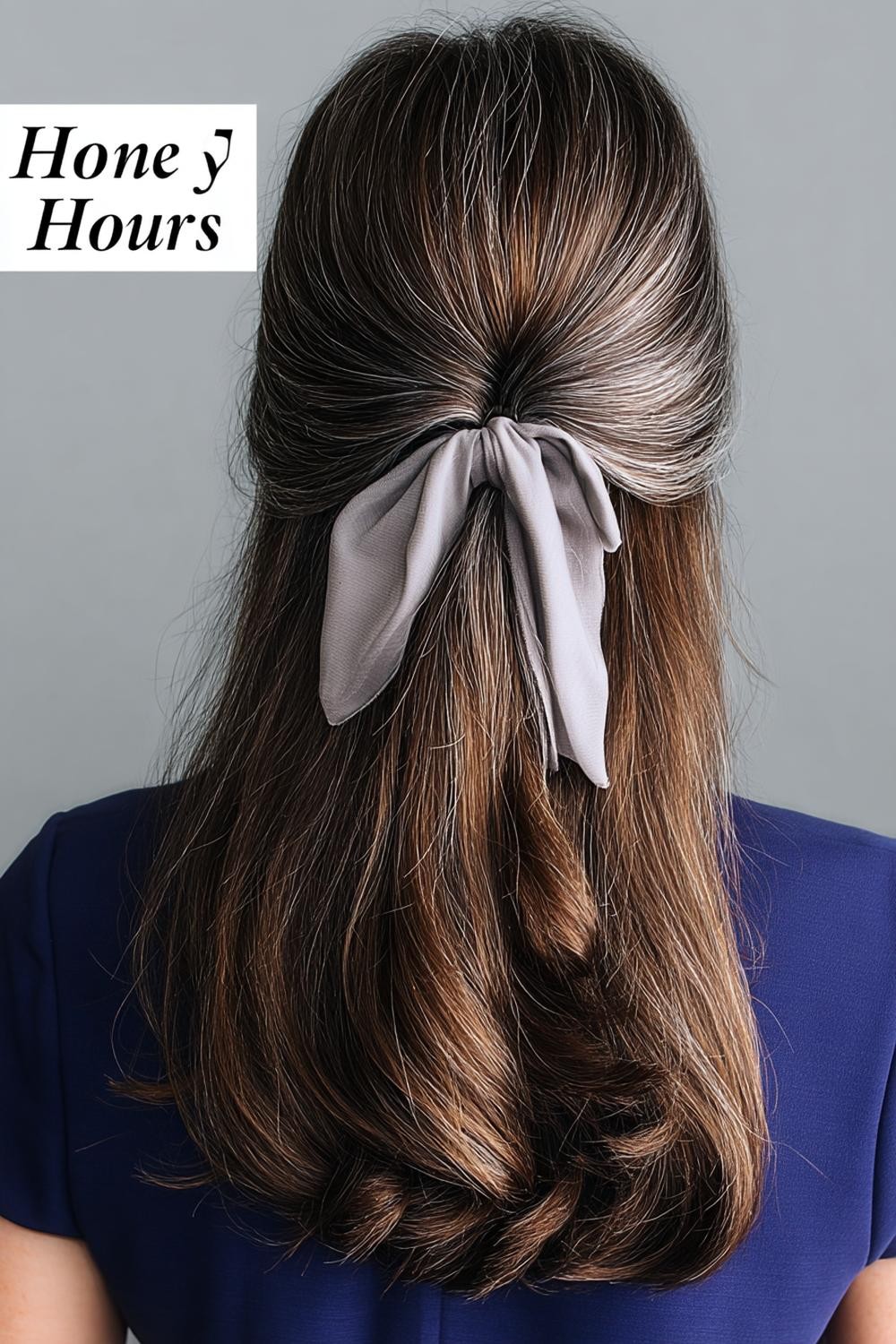 Half-Up mit Schleife