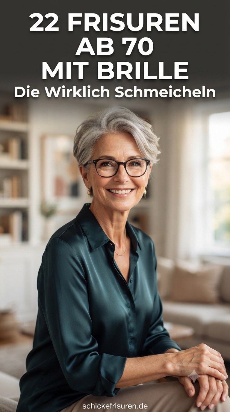 22 Frisuren Ab 70 Mit Brille Die Wirklich Schmeicheln