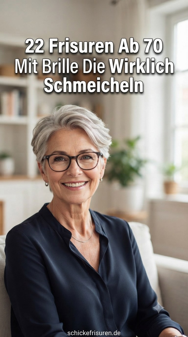 22 Frisuren Ab 70 Mit Brille Die Wirklich Schmeicheln
