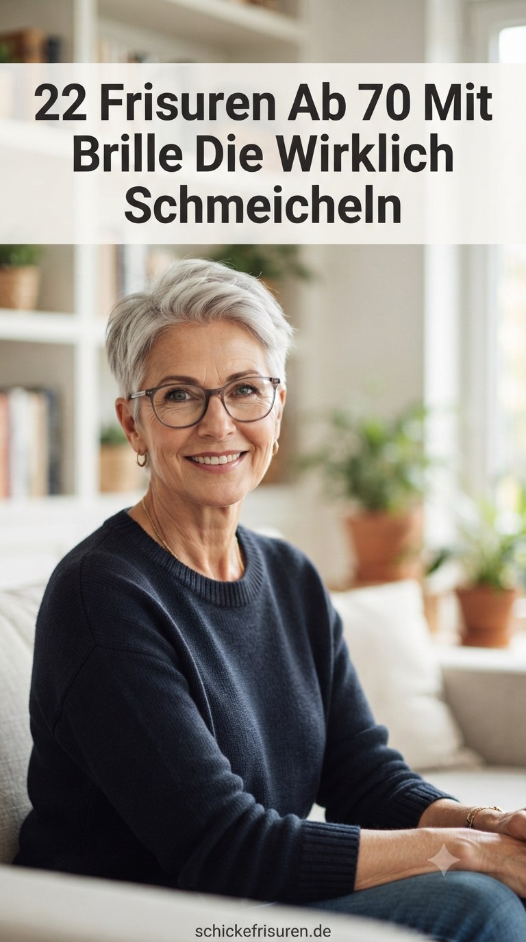 22 Frisuren Ab 70 Mit Brille Die Wirklich Schmeicheln