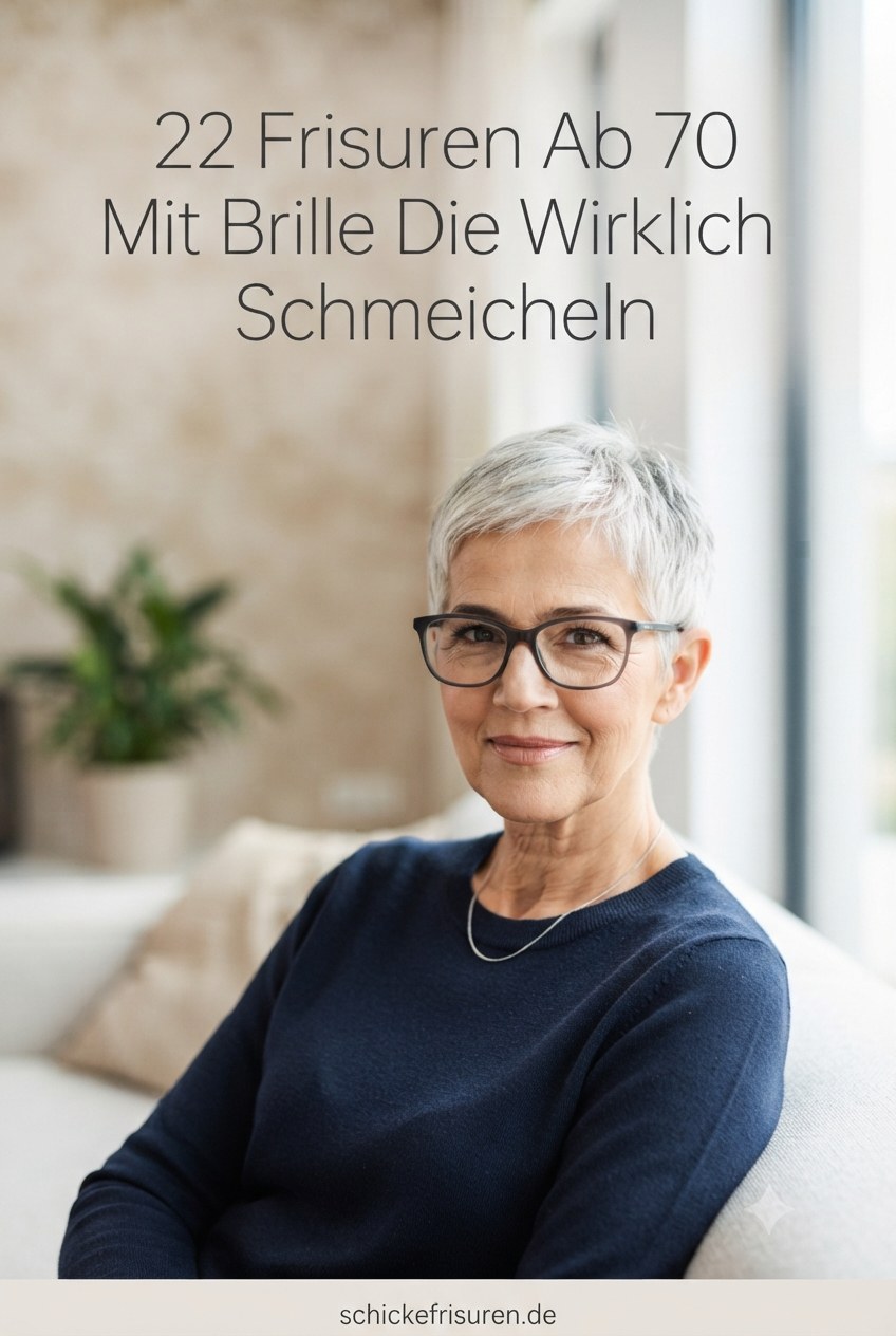 22 Frisuren Ab 70 Mit Brille Die Wirklich Schmeicheln