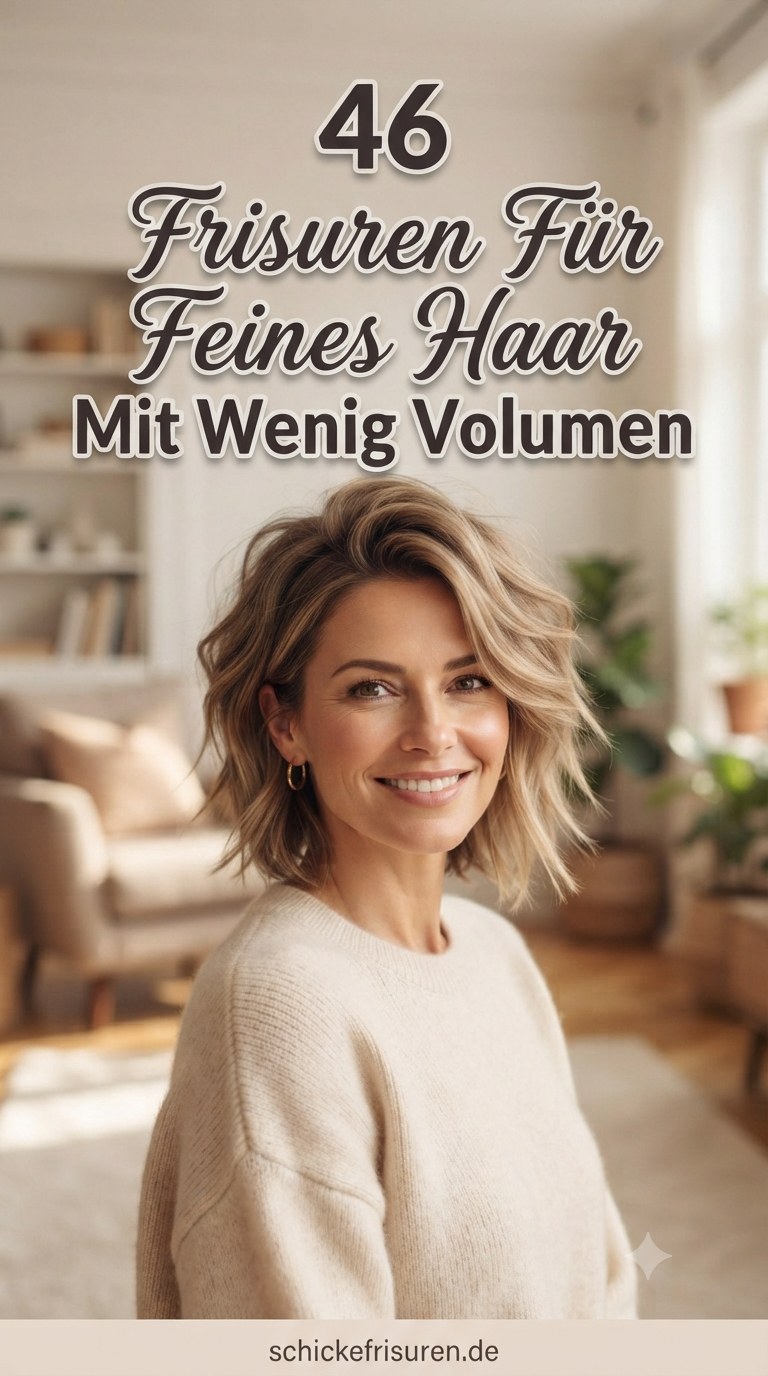 46 Frisuren Für Feines Haar Mit Wenig Volumen