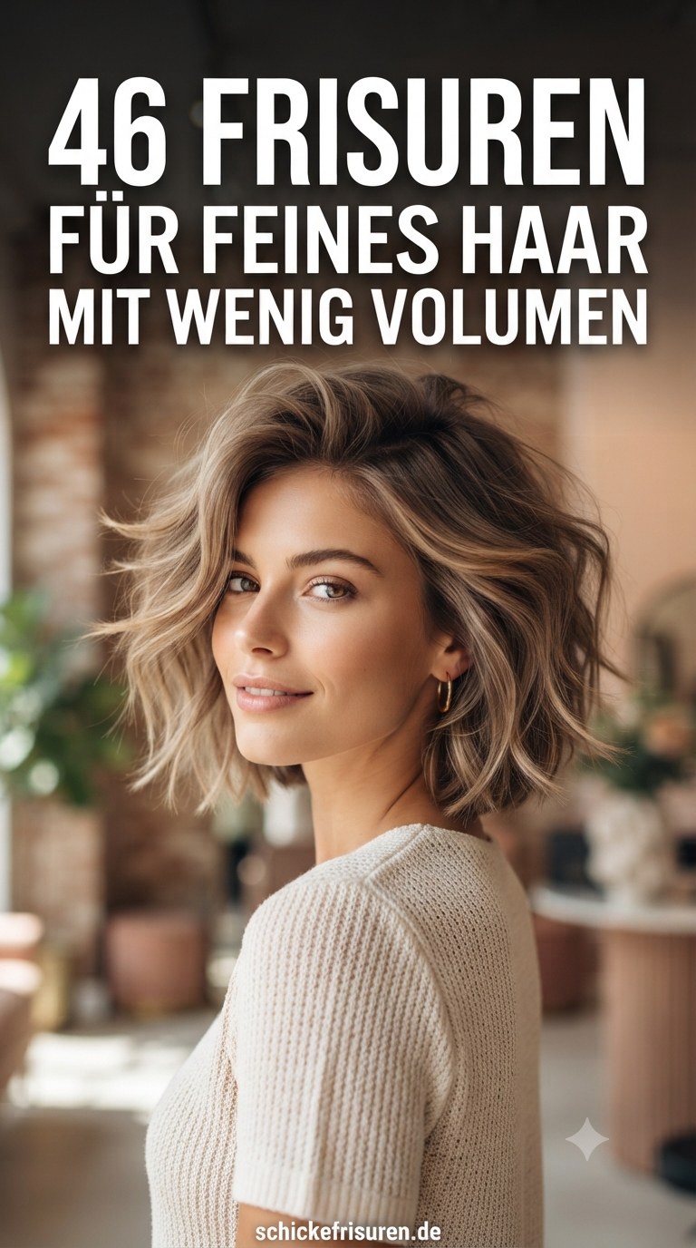 46 Frisuren Für Feines Haar Mit Wenig Volumen