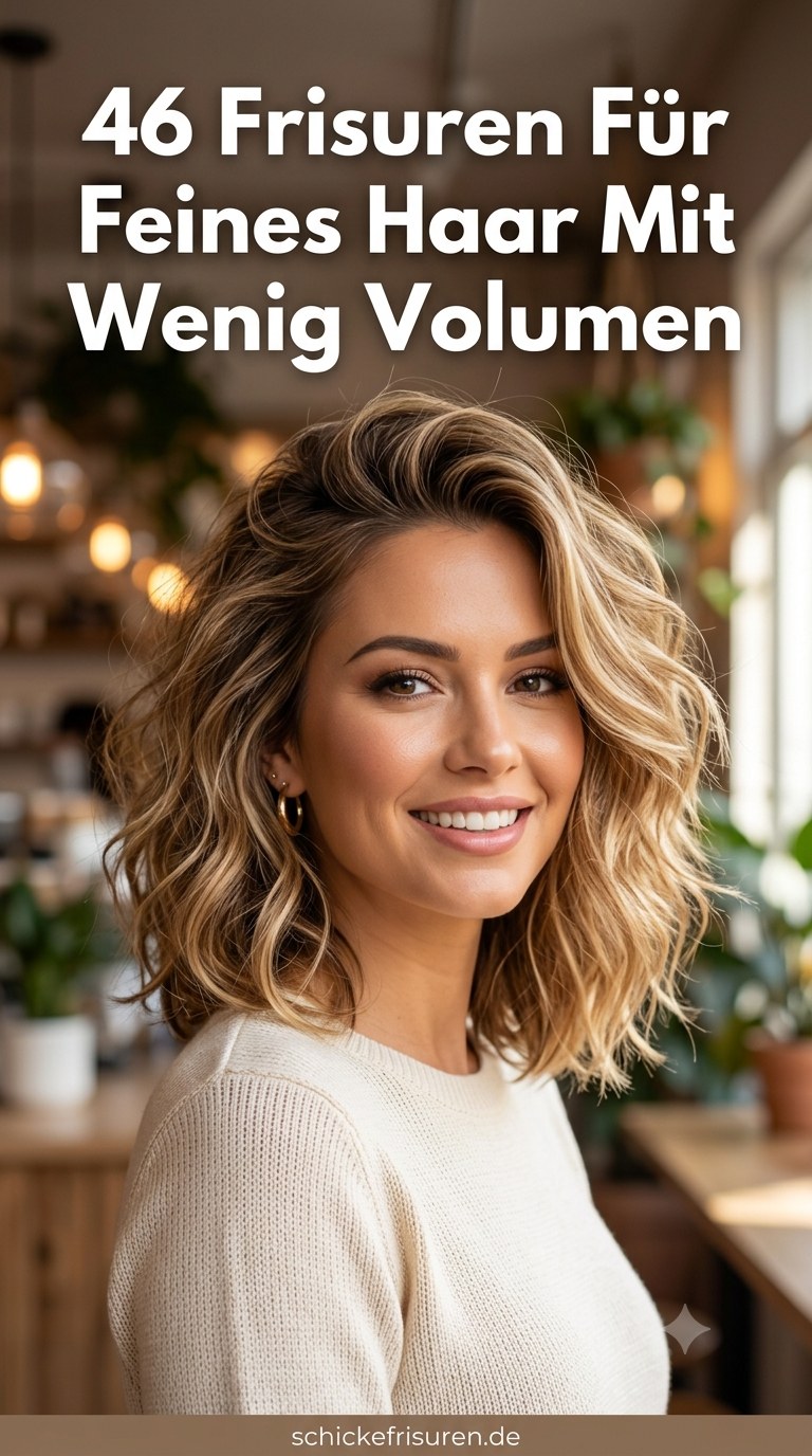46 Frisuren Für Feines Haar Mit Wenig Volumen