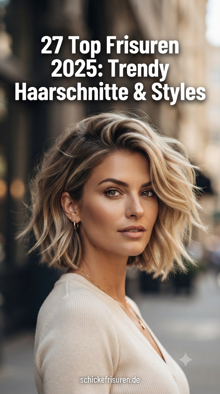 27 Top Frisuren 2025: Trendy Haarschnitte & Styles