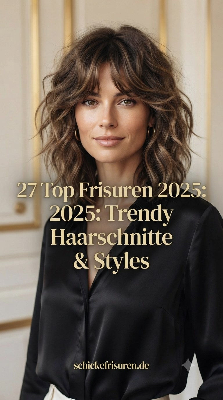 27 Top Frisuren 2025: Trendy Haarschnitte & Styles