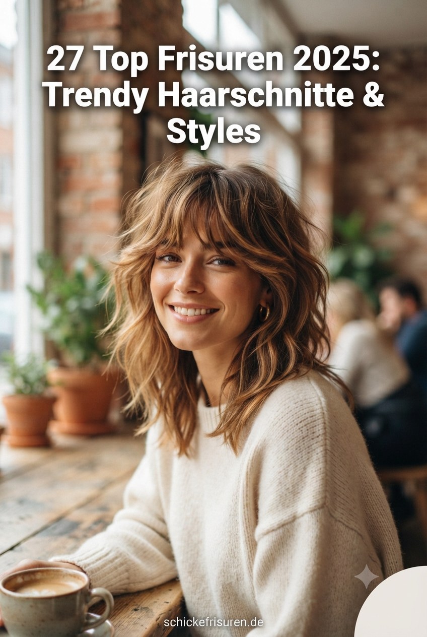 27 Top Frisuren 2025: Trendy Haarschnitte & Styles