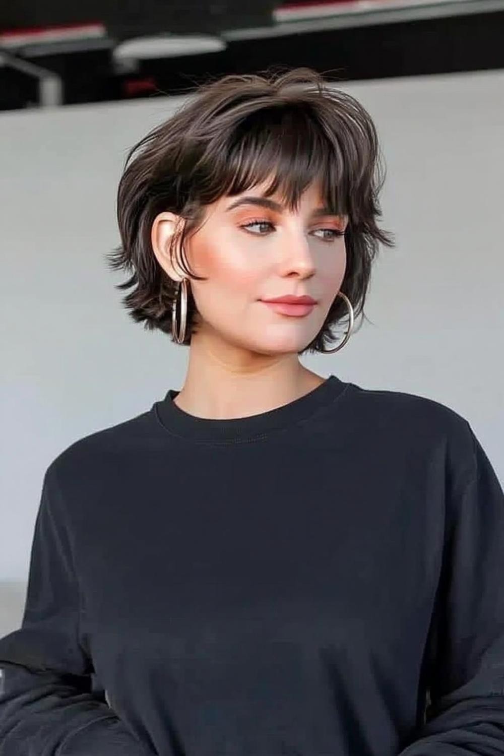 Eleganter Seitenscheitel