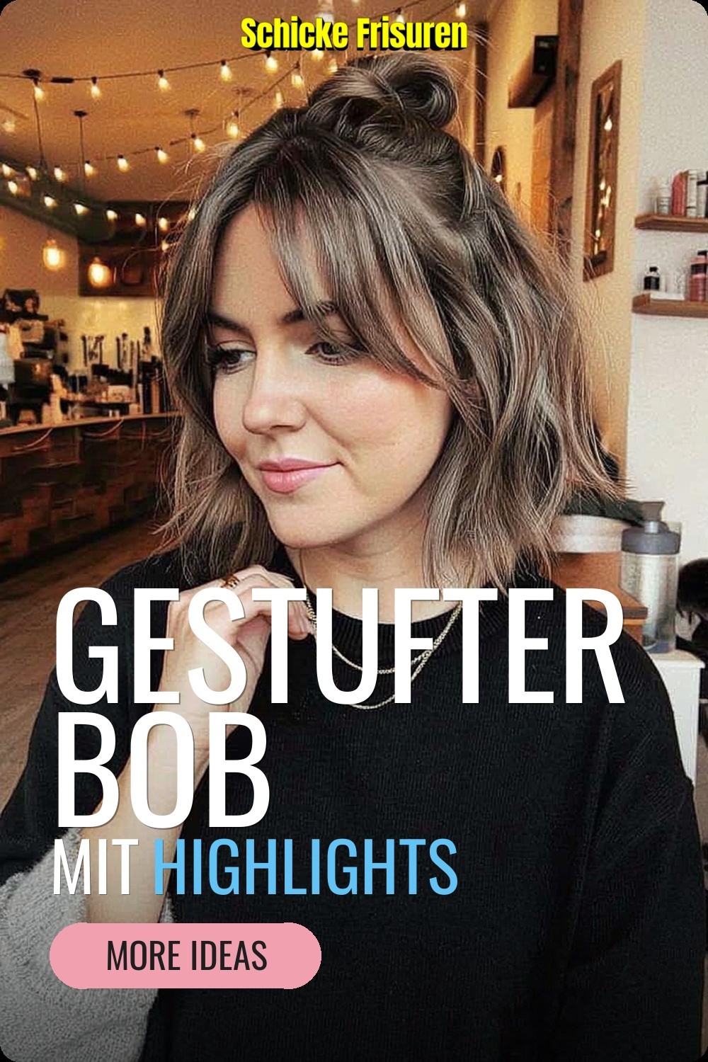 Gestufter Bob mit Highlights