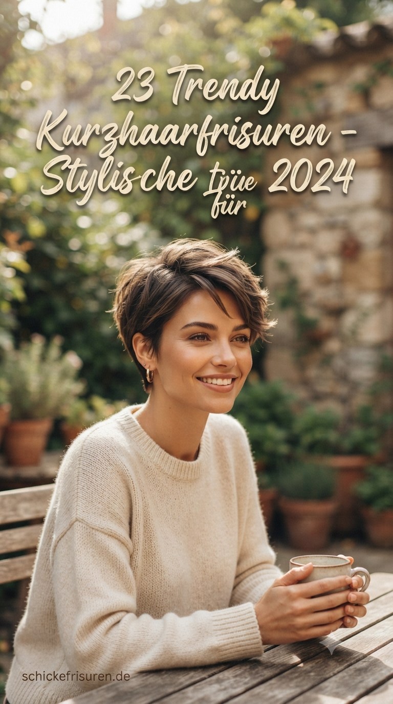 23 Trendy Kurzhaarfrisuren - Stylische Looks für 2024