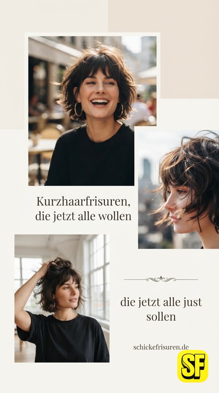 Kurzhaarfrisuren, die jetzt alle wollen