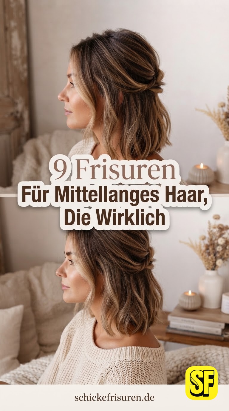 9 Frisuren Für Mittellanges Haar, Die Wirklich