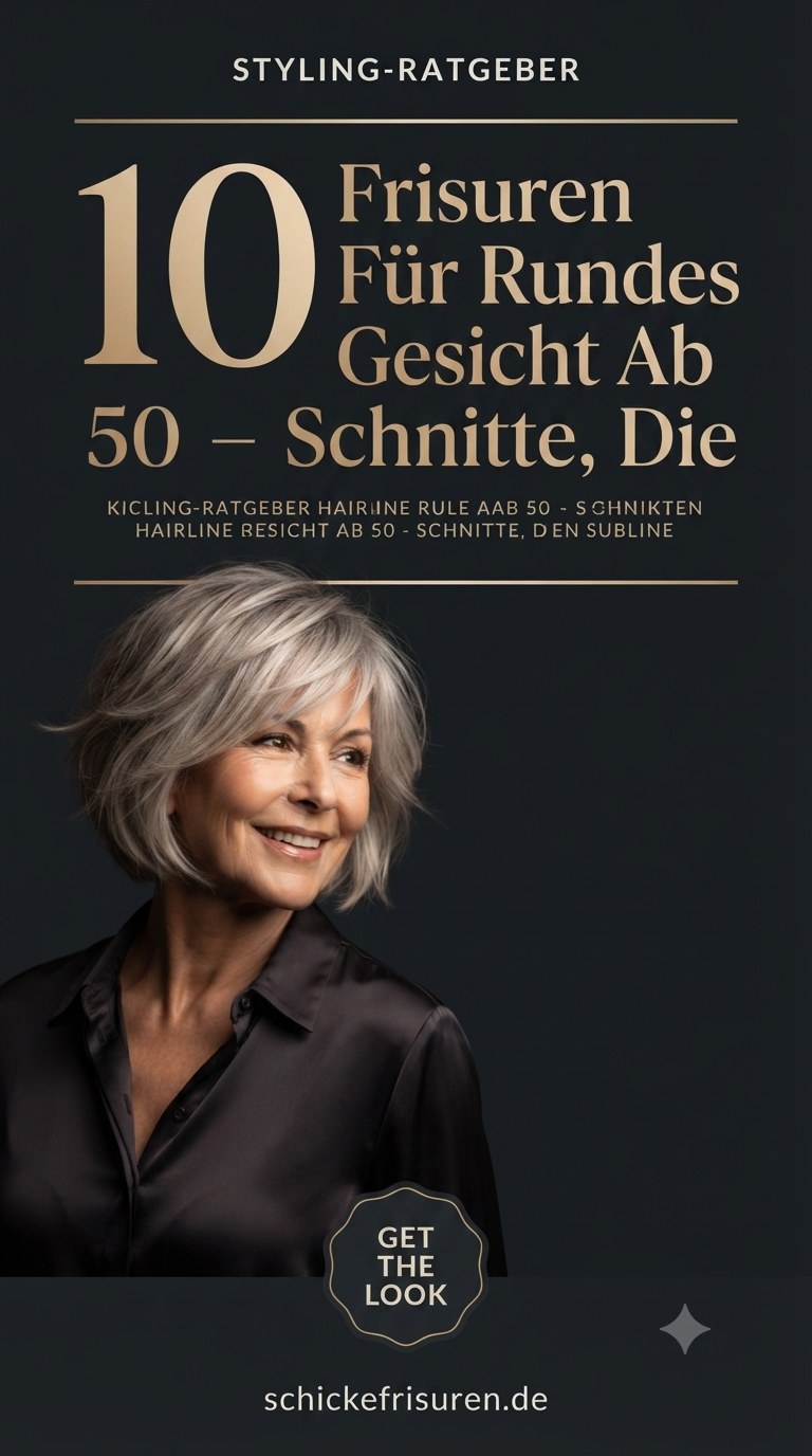 10 Frisuren Für Rundes Gesicht Ab 50 - Schnitte, Die