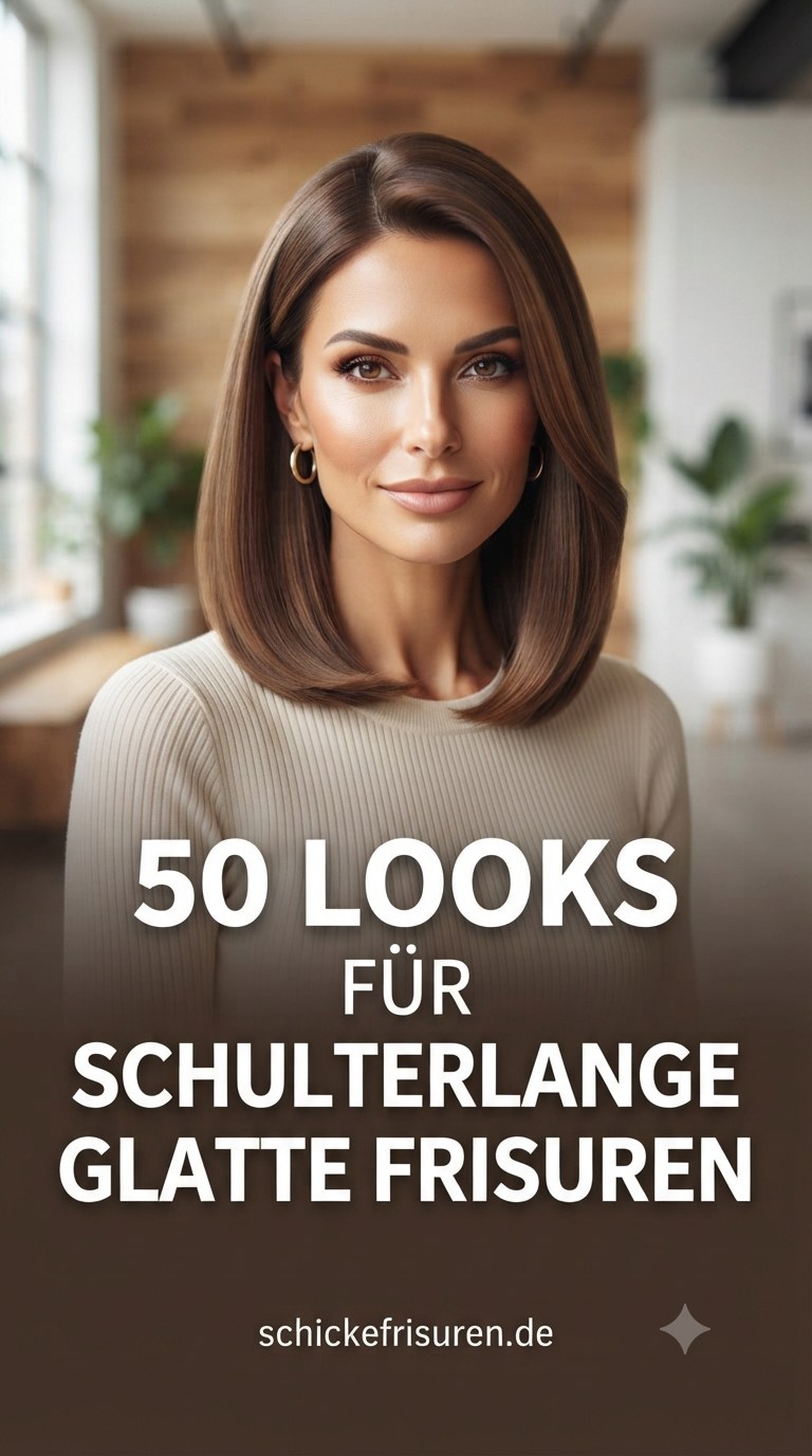 50 Looks Für Schulterlange Glatte Frisuren