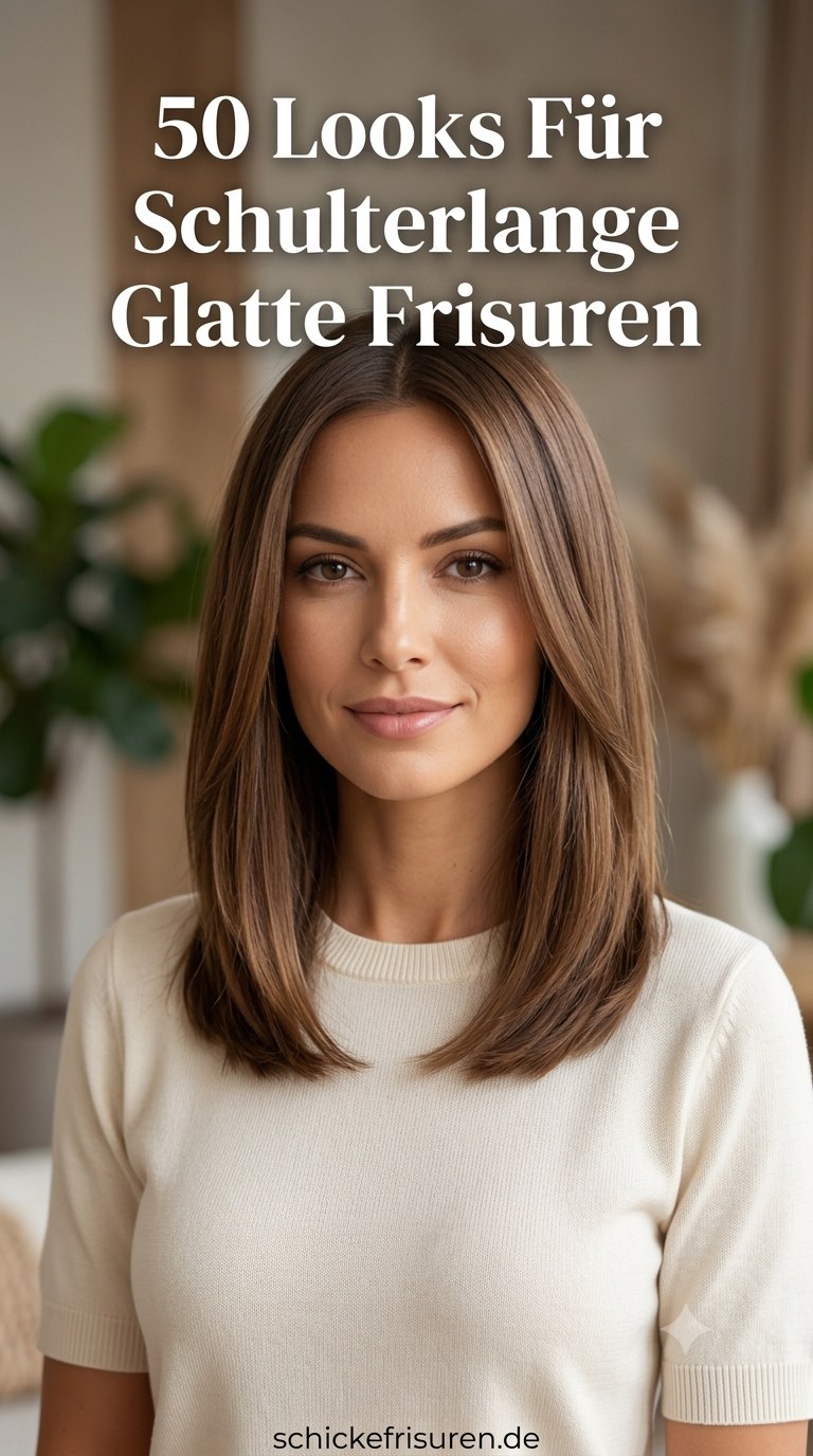 50 Looks Für Schulterlange Glatte Frisuren