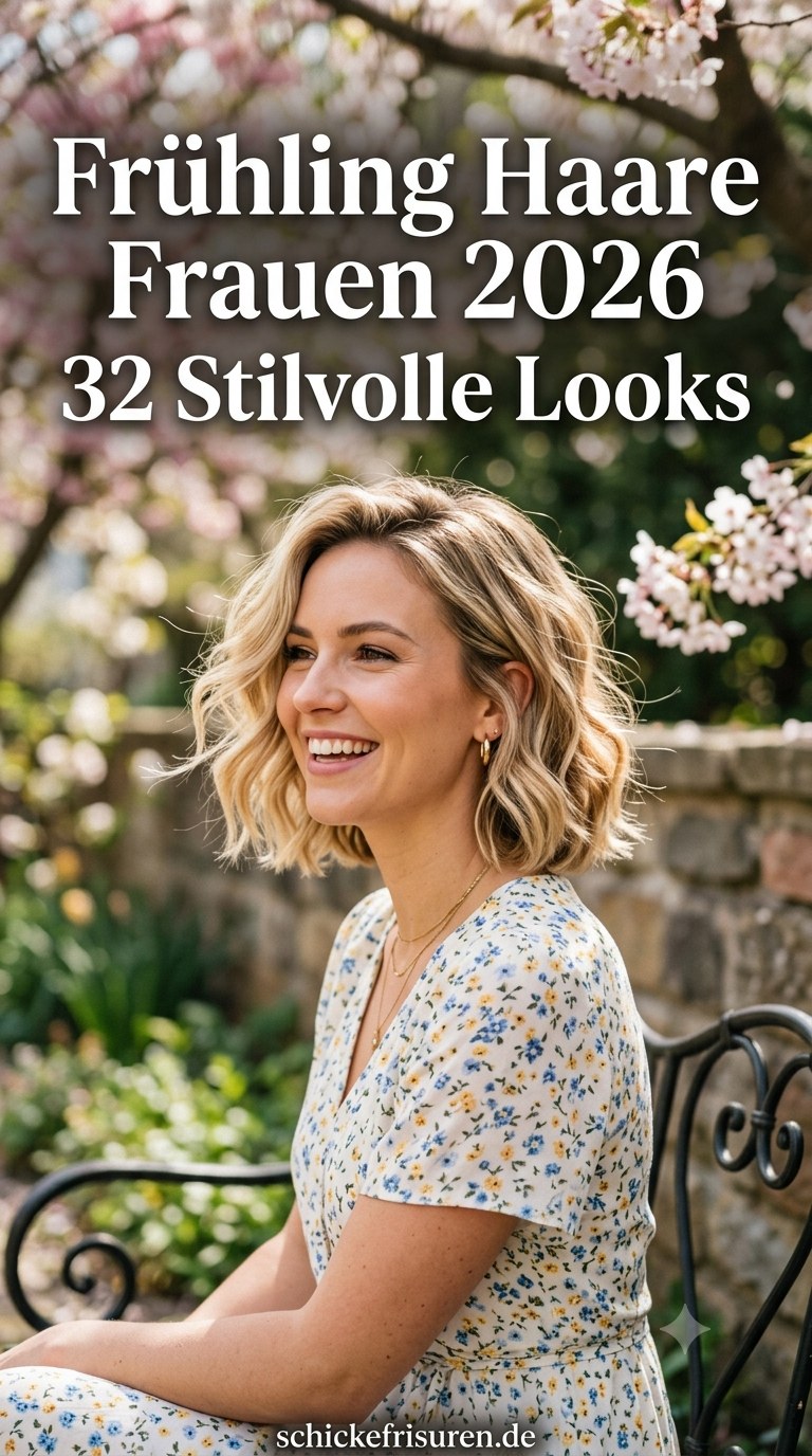 Frühling Haare Frauen 2026 - 32 Stilvolle Looks