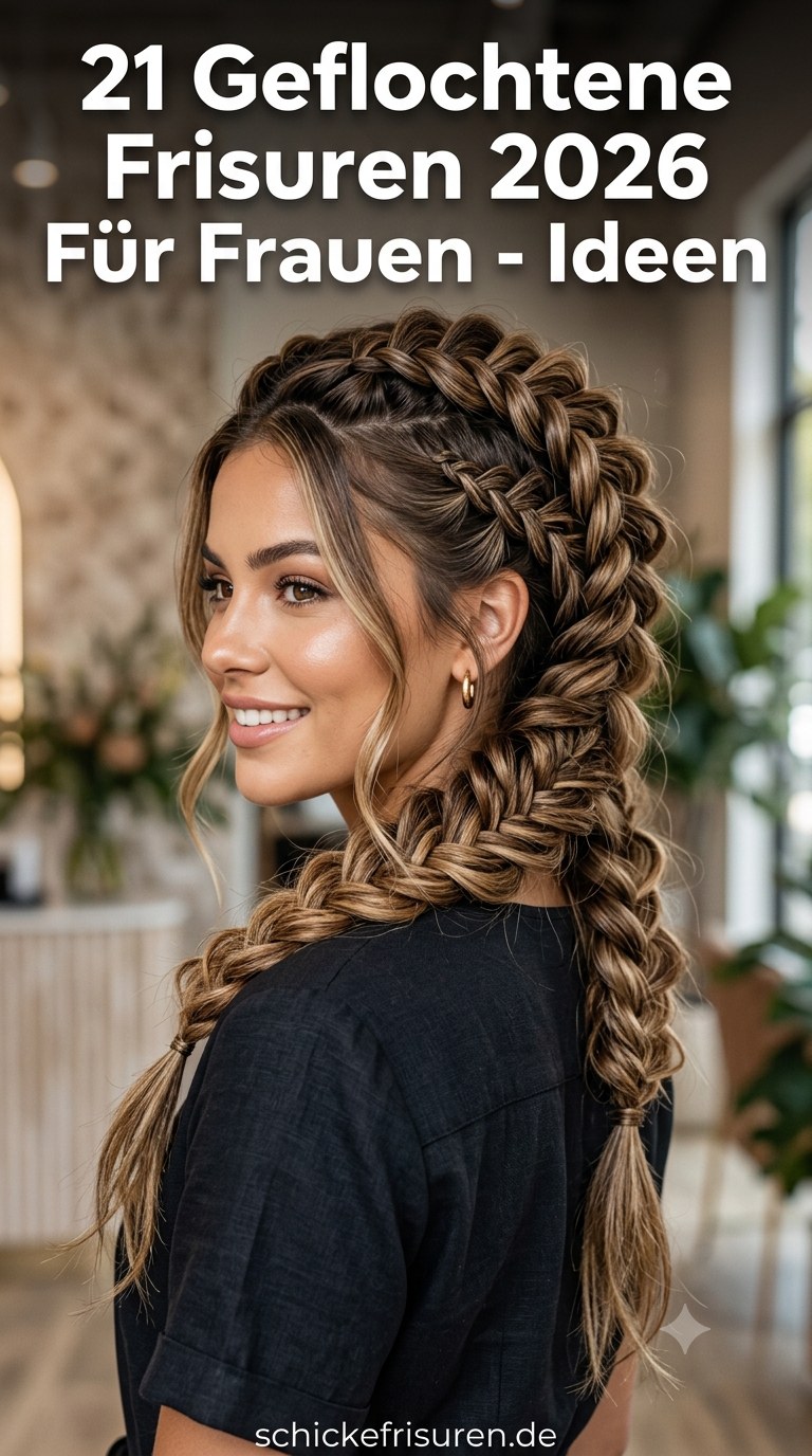 21 Geflochtene Frisuren 2026 Für Frauen - Ideen