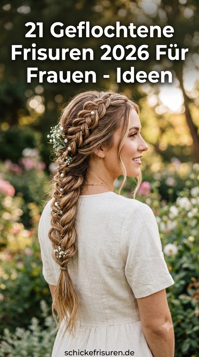 21 Geflochtene Frisuren 2026 Für Frauen - Ideen