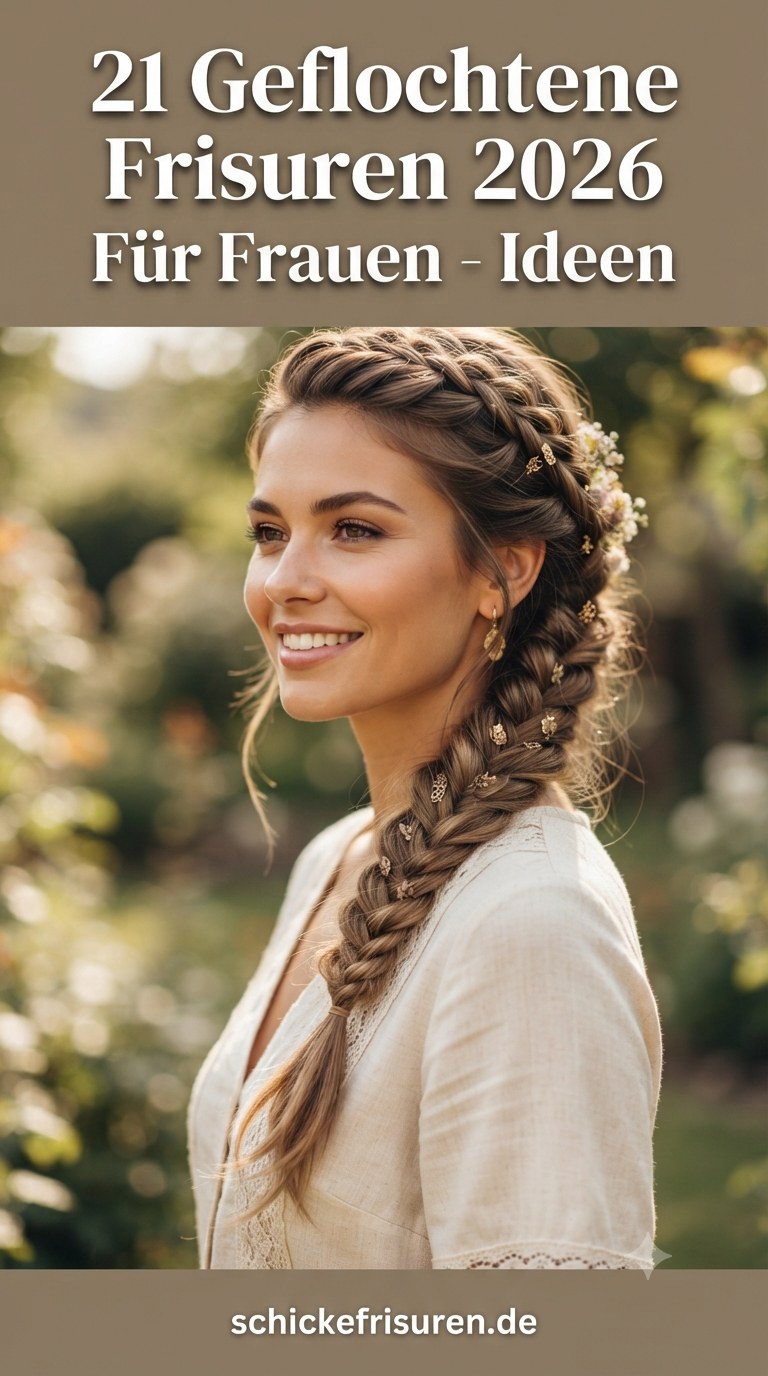 21 Geflochtene Frisuren 2026 Für Frauen - Ideen