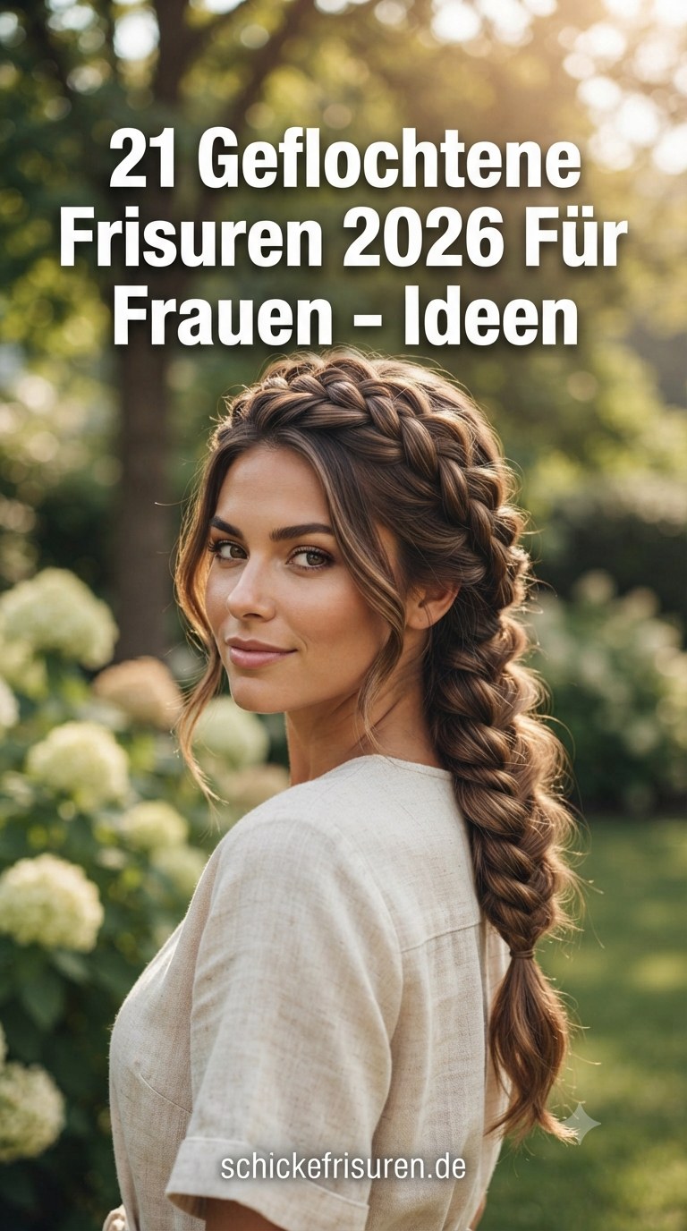 21 Geflochtene Frisuren 2026 Für Frauen - Ideen