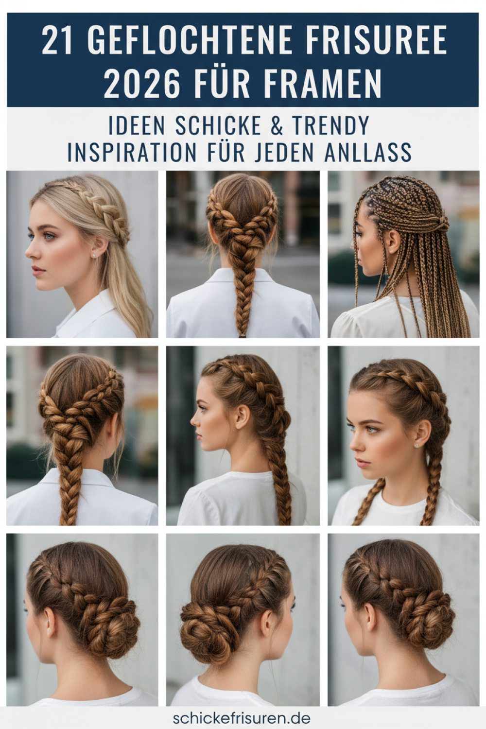 21 Geflochtene Frisuren 2026 Für Frauen - Ideen