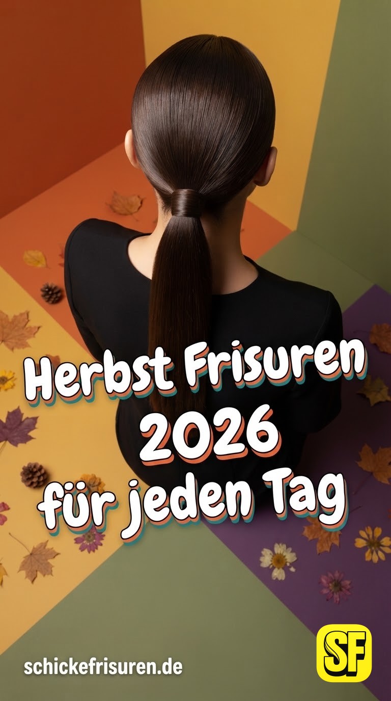 Herbst Frisuren 2026 für jeden Tag