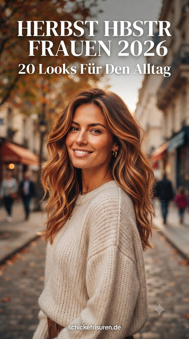 Herbst Haare Frauen 2026 - 20 Looks Für Den Alltag